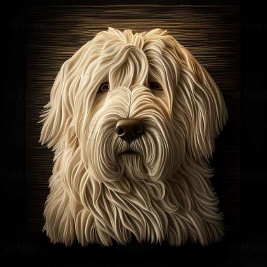 3D model Komondor dog (STL)